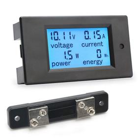 img 4 attached to 🔧 DROK Small Digital Multimeter DC 6.5-100V 50A: Voltage, Amperage, Power Energy Meter for Precision Monitoring - LCD Digital Display