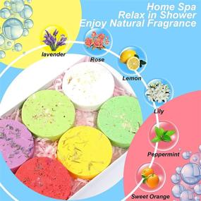 img 3 attached to Relax and Unwind with EYEKESHE Aromatherapy Shower Steamers - 6 Pack of Essential Oil Shower Bombs for Stress Relief