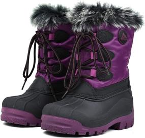 img 3 attached to 👟 Stylish and Sturdy: Nova Mountain NF NFWBNN820 Purple Boys' Outdoor Shoes