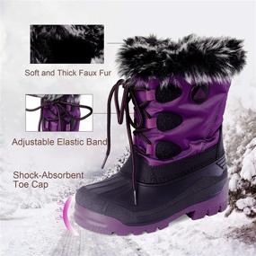 img 2 attached to 👟 Stylish and Sturdy: Nova Mountain NF NFWBNN820 Purple Boys' Outdoor Shoes