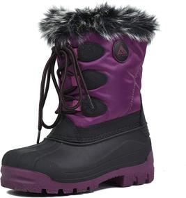 img 4 attached to 👟 Stylish and Sturdy: Nova Mountain NF NFWBNN820 Purple Boys' Outdoor Shoes