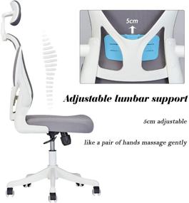 img 2 attached to Moppson Ergonomic Chair Desk Adjustable Furniture