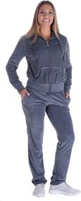 img 2 attached to Womens Tracksuit Sports Outfits Sweatsuits Sports & Fitness