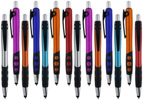 img 3 attached to 🖊️ 14-Pack Stylus Pen with Ball Point Pen for Universal Touch Screen Devices - Phones, iPads, Tablets, iPhone, Samsung Galaxy, and more - Assorted Colors