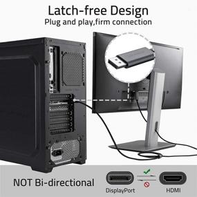 img 2 attached to 🔌 Кабель STARWARE Uni-Directional DisplayPort to HDMI [4K UHD], 6 футов / 1,8 м, совместим с Lenovo, HP, DELL, GPU, AMD, NVIDIA и другими