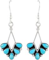 💍 exquisite 925 sterling silver turquoise earrings - choose your authentic turquoise color logo