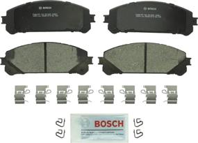 img 1 attached to 🔵 Бренд Bosch BC1324 - комплект амортизирующих керамических тормозных накладок QuietCast Premium для Lexus NX200t, NX300h, RX350, RX450h и Toyota Highlander, Sienna - передние тормоза.