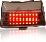 🔴 nthreeauto smoked fender tip tail light: upgrade your harley electra glide touring experience! logo