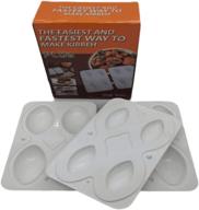 meatball durable plastic meatloaf grids white logo