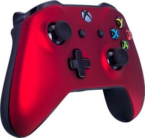 img 1 attached to 🎮 Enhanced Xbox One S Wireless Controller for Microsoft Xbox One - Soft Touch Red X1 with Added Comfort Grip - Multiple Color Options - Ideal for Extended Gaming Sessions