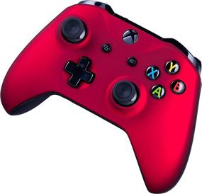 img 3 attached to 🎮 Enhanced Xbox One S Wireless Controller for Microsoft Xbox One - Soft Touch Red X1 with Added Comfort Grip - Multiple Color Options - Ideal for Extended Gaming Sessions