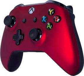 img 2 attached to 🎮 Enhanced Xbox One S Wireless Controller for Microsoft Xbox One - Soft Touch Red X1 with Added Comfort Grip - Multiple Color Options - Ideal for Extended Gaming Sessions