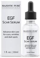 🔬 enhanced scar serum with majestic pure egf - minimize acne scars, marks, wrinkles & dark spots - promotes old scar removal - 30ml logo