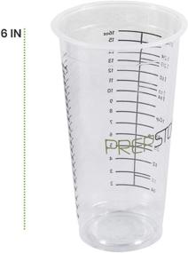 img 2 attached to 📏 Clear Plastic Measuring Cups for Resin - Pack of 20, 16oz Graduated Epoxy Mixing Cups - Ideal for Paint, Resin, and Stain – Reusable Measure Cup for Cooking, Baking