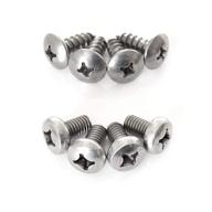 🔩 high-quality stainless steel license plate screws for audi a3 a4 a5 a6 a7 a8 s3 s4 s5 s6 s7 s8 rs3 rs4 rs5 rs6 rs7 q3 q4 q5 q7 q8 sq5 sq7 sq8 rs q8 tt tts tt rs r8 e-tron (standard length) logo