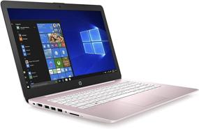 img 1 attached to 💻 Newest HP 14inch Stream Laptop, AMD A4-9120 Processor, 4GB DDR4 RAM, 64GB SSD, AMD Radeon Graphics, WiFi, Bluetooth, HDMI, Windows 10 Home (Renewed) - Pink, A4-9120, 64GB SSD