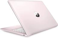 💻 newest hp 14inch stream laptop, amd a4-9120 processor, 4gb ddr4 ram, 64gb ssd, amd radeon graphics, wifi, bluetooth, hdmi, windows 10 home (renewed) - pink, a4-9120, 64gb ssd logo