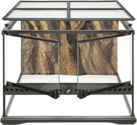 🦎 exo terra short all glass terrarium - compact 18x18x12-inch enclosure logo