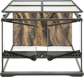 img 4 attached to 🦎 Exo Terra Short All Glass Terrarium - Compact 18x18x12-Inch Enclosure