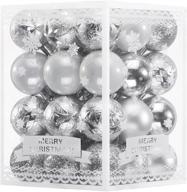 wbhome 36ct christmas ornaments inches logo