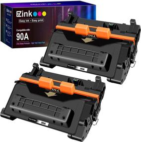 img 4 attached to 🖨️ E-Z Ink (TM) Compatible Toner Cartridge Replacement for HP 90A CE390A 90X CE390X - Laserjet Enterprise 600 M601 M602 M603 M4555 M601n M602n M602x M603dn M603n Printer (Black, Pack of 2)