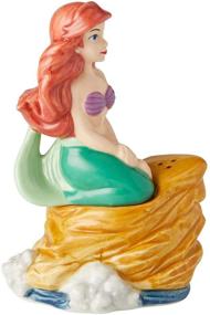 img 2 attached to Enesco Disney Ceramics Little Mermaid Ariel Salt & Pepper Shakers on Rock, 3.85 Inch, Multicolor