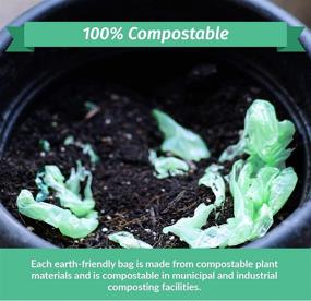 img 3 attached to 🌱 Reli Compostable Trash Bags - 180 Count, ASTM D6400 Certified, 2.6-4 Gallon Size, Small 2-4 Gal Compost Bags, Eco-Friendly & Green Garbage Bags