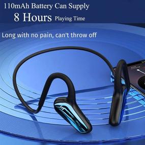 img 1 attached to 🎧 Luisport Open Ear Bluetooth Headphones - Wireless Earbuds with Mic, Lightweight On Ear Wireless Headphones, 8H Play Time for Running, Hiking, Driving, Cycling