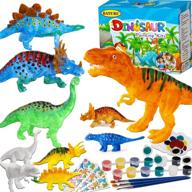 🦕 girls' baturu dinosaur painting diy craft kit логотип