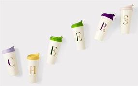 img 3 attached to ☕️ Kate Spade New York Women's Stylish Initial Thermal Travel Mug Tumbler, 16 fl. oz.