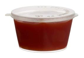 img 1 attached to 🌱 EcoQuality [50 Pack] Leak Proof 2 Oz Plastic Condiment Souffle Containers with Attached Lids - Perfect for Sauces, Samples, Slime, Jello Shots, Food Storage & More!