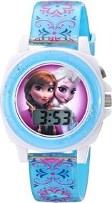 img 4 attached to ❄️ Disney Kids' Frozen Anna and Elsa Blue Watch - Enhanced SEO