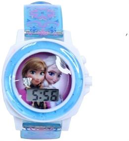 img 3 attached to ❄️ Disney Kids' Frozen Anna and Elsa Blue Watch - Enhanced SEO