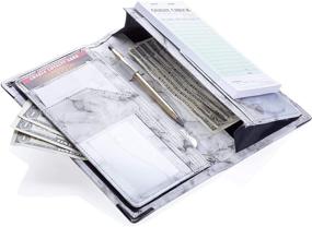 img 4 attached to 📚 Sonic Server 5X9 11-Pocket Server Book Organizer: Enhanced With Double Magnetic Pockets and Zipper Pocket for Optimal Efficiency and Organization Among Waitstaff