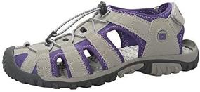 img 1 attached to Mountain Warehouse Women's Trek Shandal Beach Shoes - Hiking Sandals for Enhanced Performance