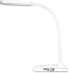 img 3 attached to 💡 TW Desk Lamps for Home Office - Super Bright Small Desk Lamp with USB Charging Port: The Ultimate LED Desk Light for Study, Bedside Reading, and More!