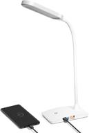 💡 tw desk lamps for home office - super bright small desk lamp with usb charging port: the ultimate led desk light for study, bedside reading, and more! логотип