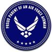 more shiz parent airman sticker logo