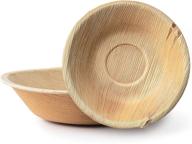 disposable plates compostable bamboo style natural logo