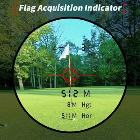 img 2 attached to 🎯 Laser Golf Hunting Rangefinder 1100 Yards 7X - Rechargeable, Flag-Lock, Speed, Range, Scan - Ideal for Golf, Hunting, Hiking, and Engineering