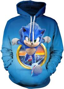 img 4 attached to 🎄 3D Printed Christmas Hoodies: Stylish Sweatshirts for Boys and Girls, Perfect Holiday Gifts