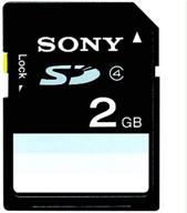 💿 sony black 2gb sf-2n1 sd card logo