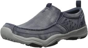 img 4 attached to 👞 Skechers Larson Bolten Slip Charcoal Men's Shoes: Stylish Loafers & Slip-Ons for Unmatched Comfort and Versatility