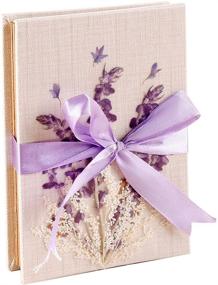 img 4 attached to 📸 TINTON LIFE DIY Scrapbooks Albums Hardcover Photo Albums Photos Kraft Paper Folding Album Photo for Wedding Anniversary Travel Birthday (6.7"x4.6" Purple Flower) - Improved SEO