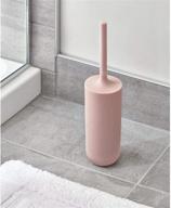 🚽 toilet cleaning set: idesign cade bowl brush and holder - blush 2 each logo
