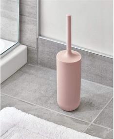 img 4 attached to 🚽 Toilet Cleaning Set: iDesign Cade Bowl Brush and Holder - Blush 2 Each