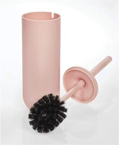 img 2 attached to 🚽 Toilet Cleaning Set: iDesign Cade Bowl Brush and Holder - Blush 2 Each
