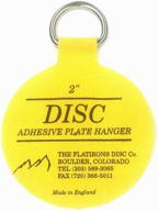 🪧 flatirons disc adhesive plate hangers: 2 inch, 8 pack for easy display and hanging логотип