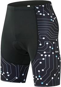 img 3 attached to 🚴 Coconut Ropamo Men's Cycling Shorts - Biking Shorts with 4D Padded Anti-Slip Cuff - Cycle Wear Tights for Bike Riding