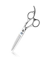 💇 6 inch professional thinning shears for hair cutting - barber salon hairdressing scissors (chunker shear) logo